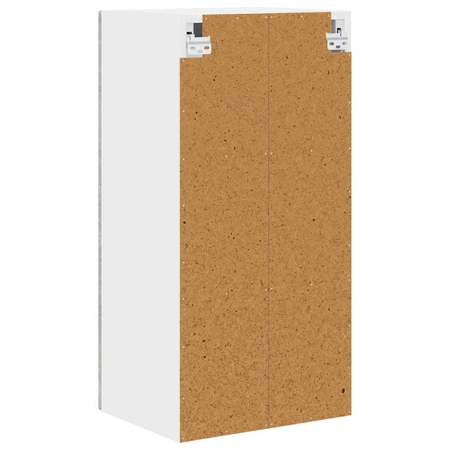 Keukenkast aan de muur 2 pcs Beton Grijs 40 x 31 x 80 cm