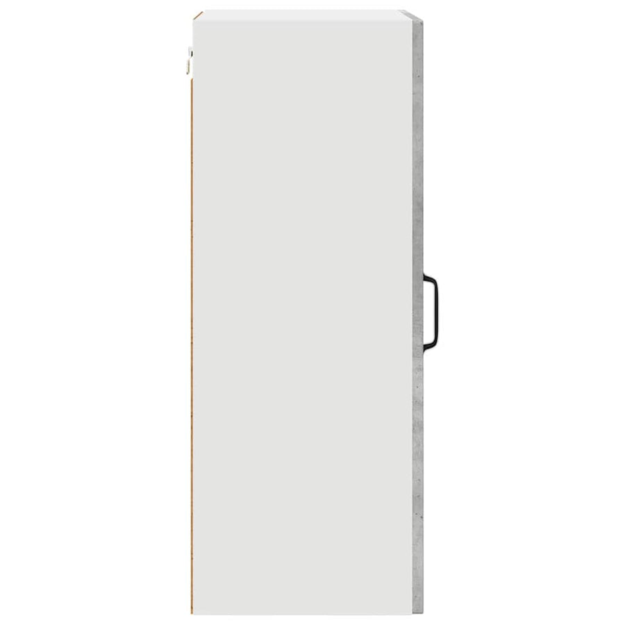 Keukenkast aan de muur 2 pcs Beton Grijs 40 x 31 x 80 cm