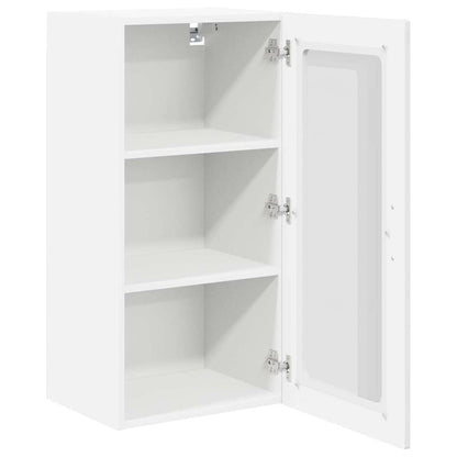 Keukenkast aan de muur met plank Hoogglans wit 40 x 31 x 80 cm