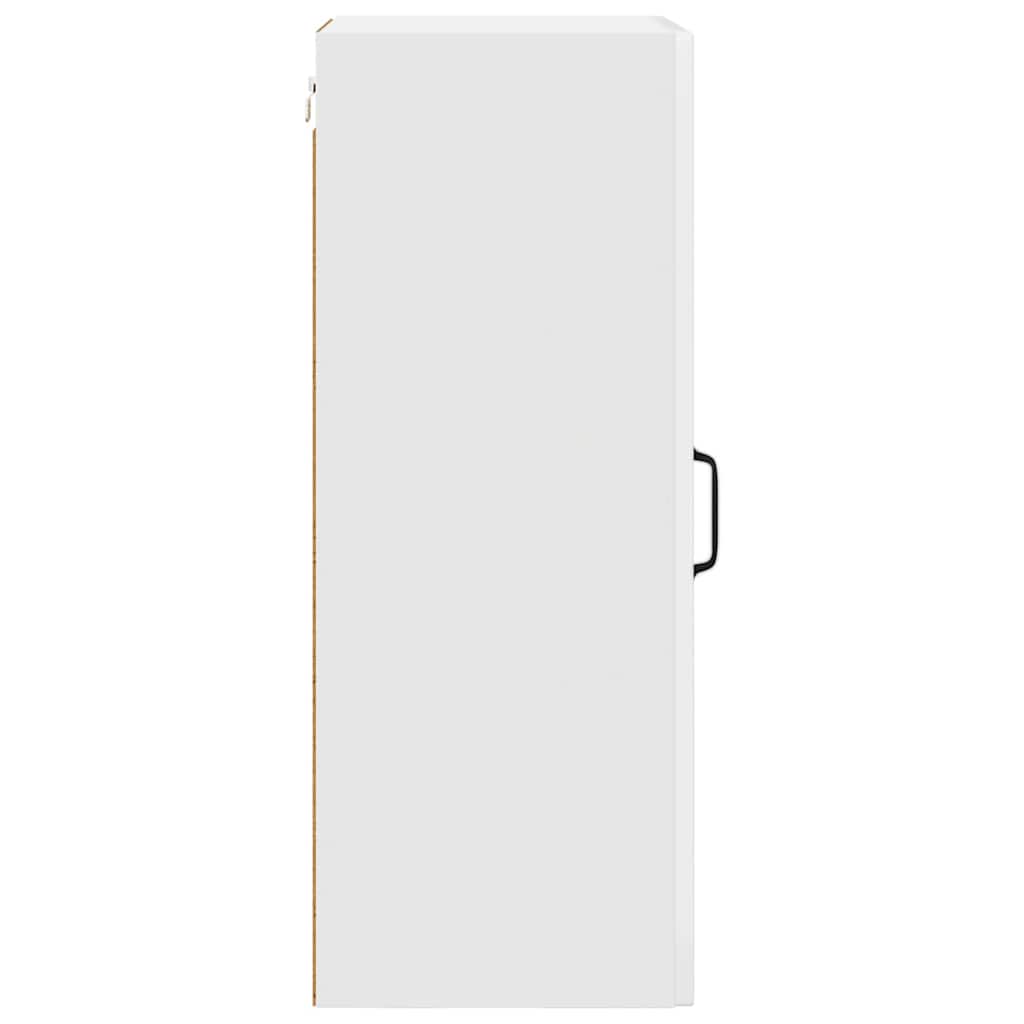 Keukenkast aan de muur met plank Hoogglans wit 40 x 31 x 80 cm