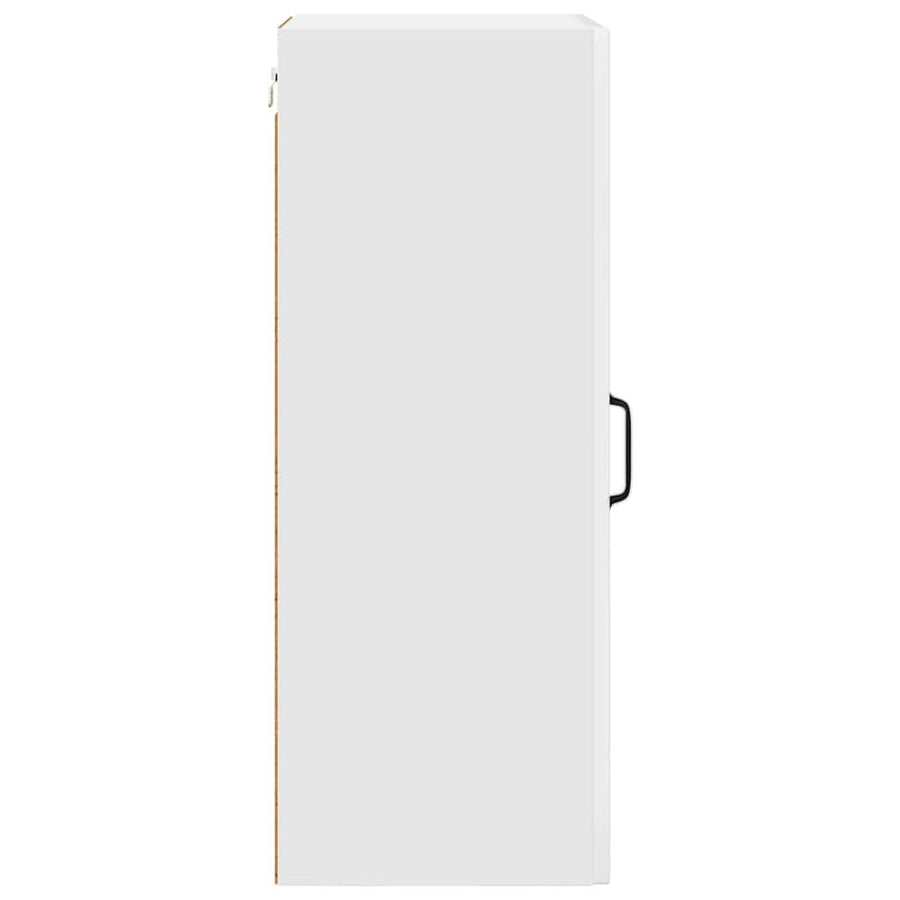 Keukenkast aan de muur 2 pcs Hoogglans wit 40 x 31 x 80 cm