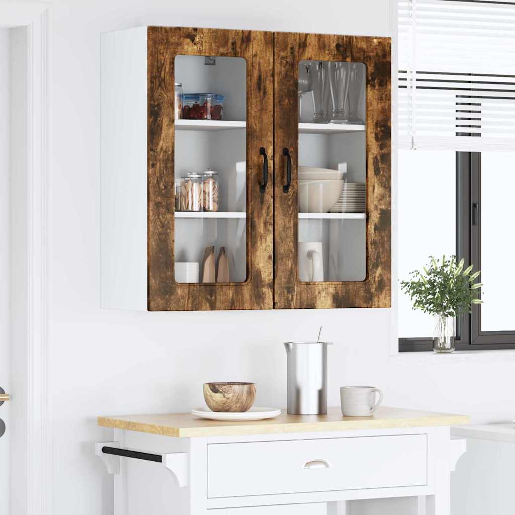 Keukenkast aan de muur met plank Gerookt eiken 40 x 31 x 80 cm