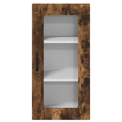 Keukenkast aan de muur met plank Gerookt eiken 40 x 31 x 80 cm