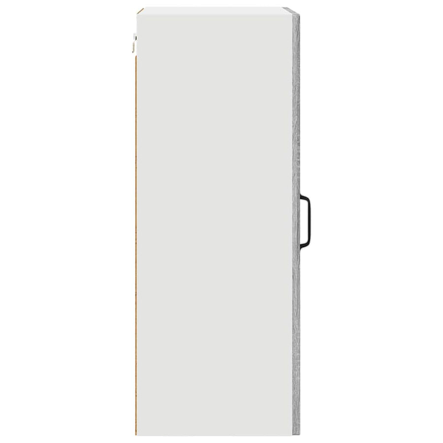 Keukenkast aan de muur met plank Grijs Sonoma 40 x 31 x 80 cm