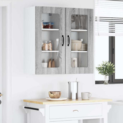 Keukenkast aan de muur 2 pcs Grijs Sonoma 40 x 31 x 80 cm
