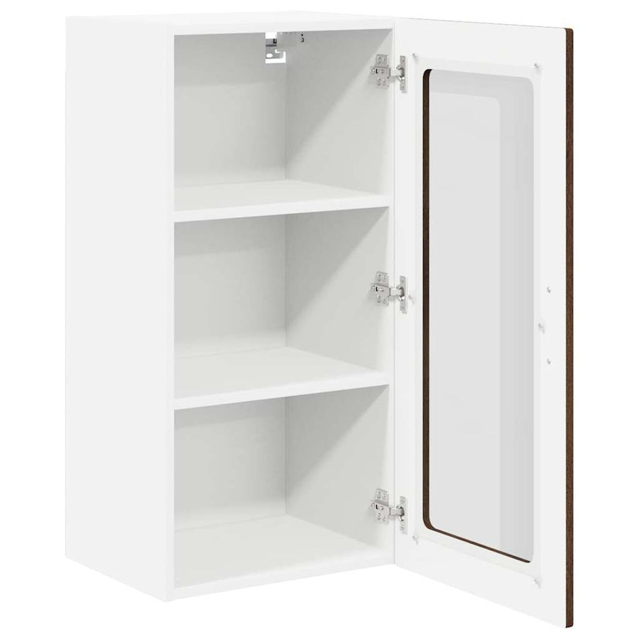 Keukenkast aan de muur Bruin Eiken 40 x 31 x 80 cm Bewerkt hout