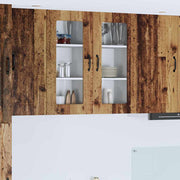 Keukenkast 40x31x80 cm oud hout bewerkt hout