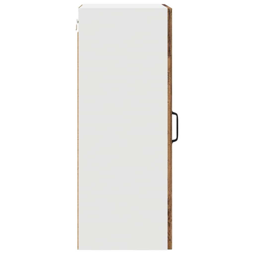 Keukenkast aan de muur met plank 2 pcs Oud Hout 40 x 31 x 80 cm