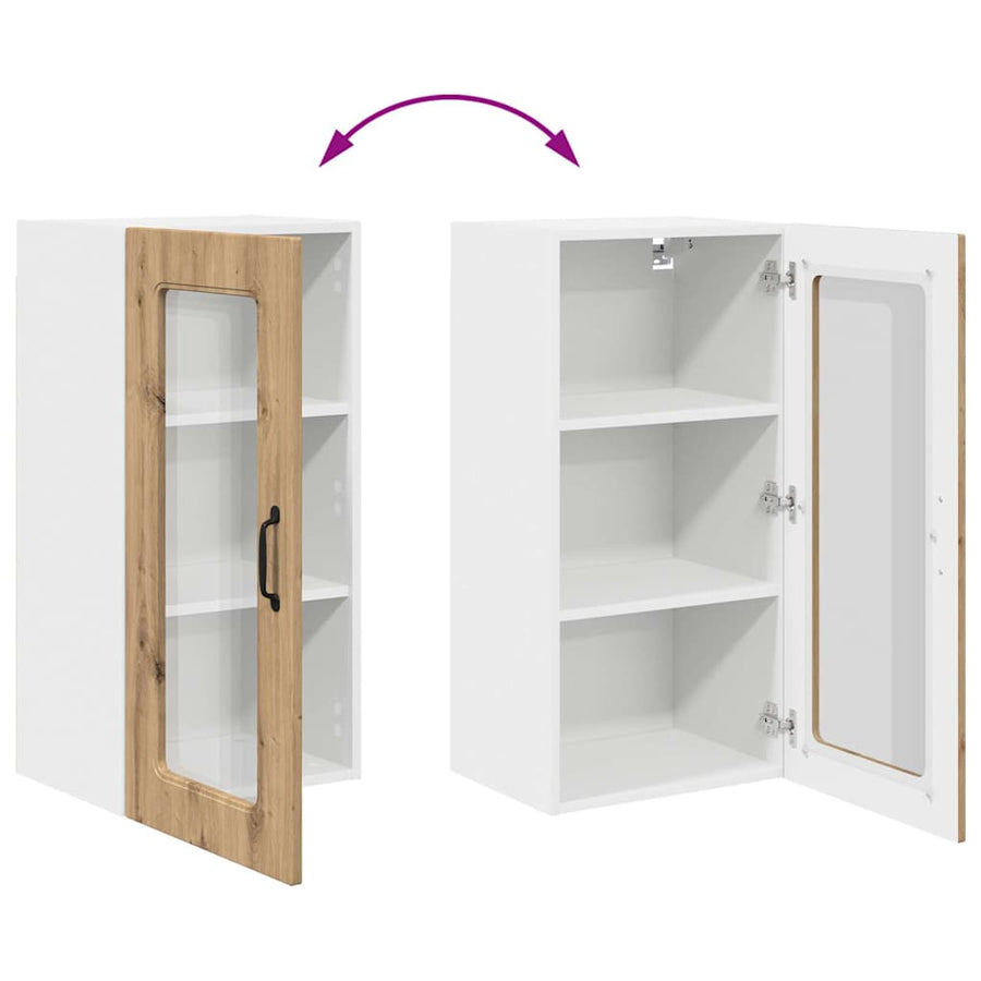Keukenkast aan de muur met plank Artisan Eiken 40 x 31 x 80 cm