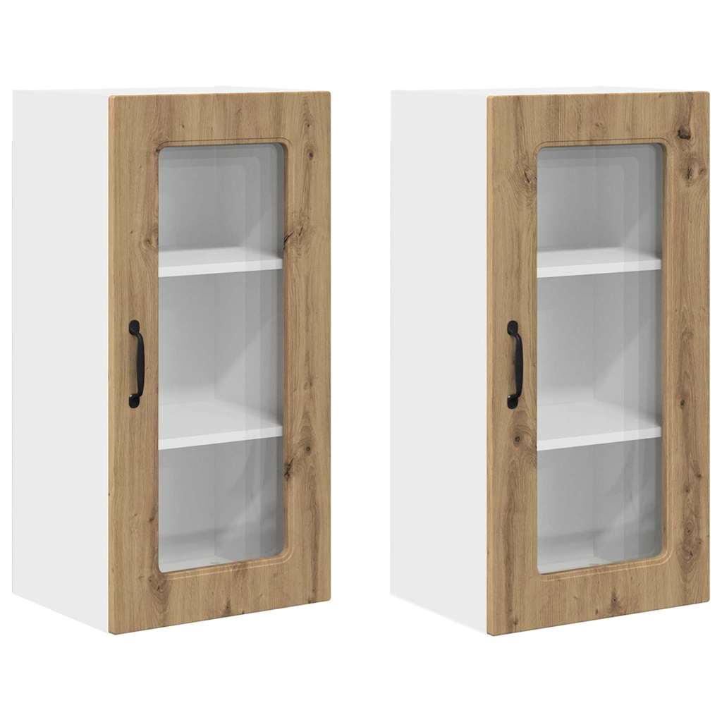 Keukenkast aan de muur 2 pcs Artisan Eiken 40 x 31 x 80 cm