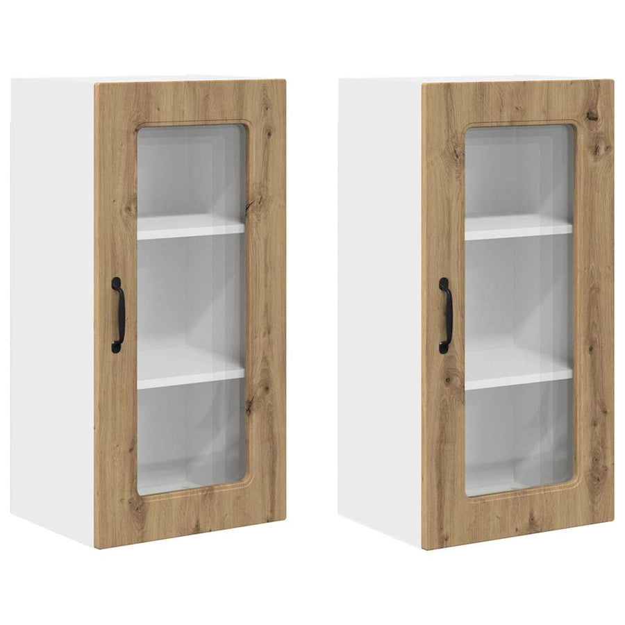 Keukenkast aan de muur 2 pcs Artisan Eiken 40 x 31 x 80 cm