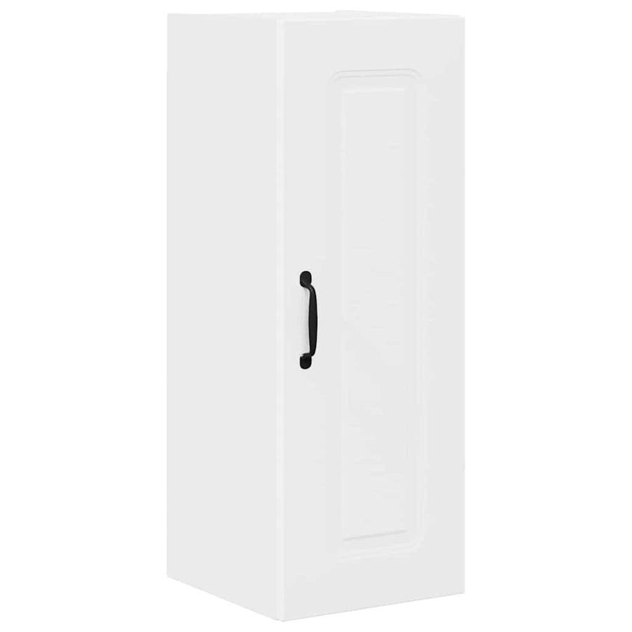 Keukenkast aan de muur 2 pcs Wit 30 x 31 x 80 cm Bewerkt hout