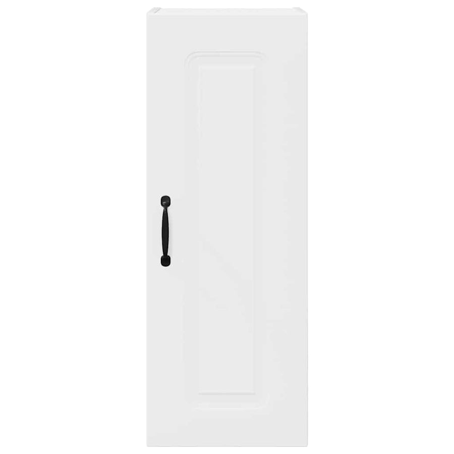Keukenkast aan de muur 2 pcs Wit 30 x 31 x 80 cm Bewerkt hout