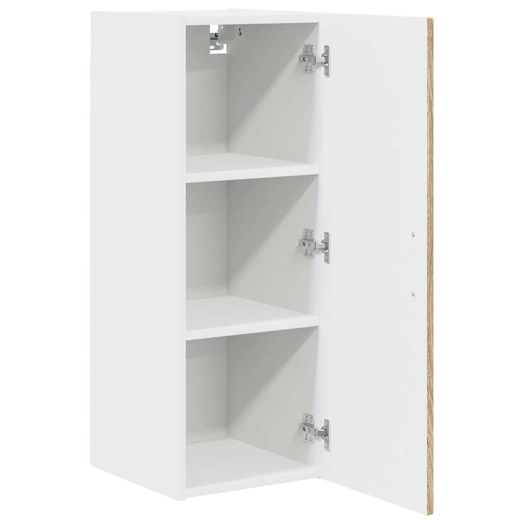 Keukenkast aan de muur met plank Sonoma Eiken 30 x 31 x 80 cm