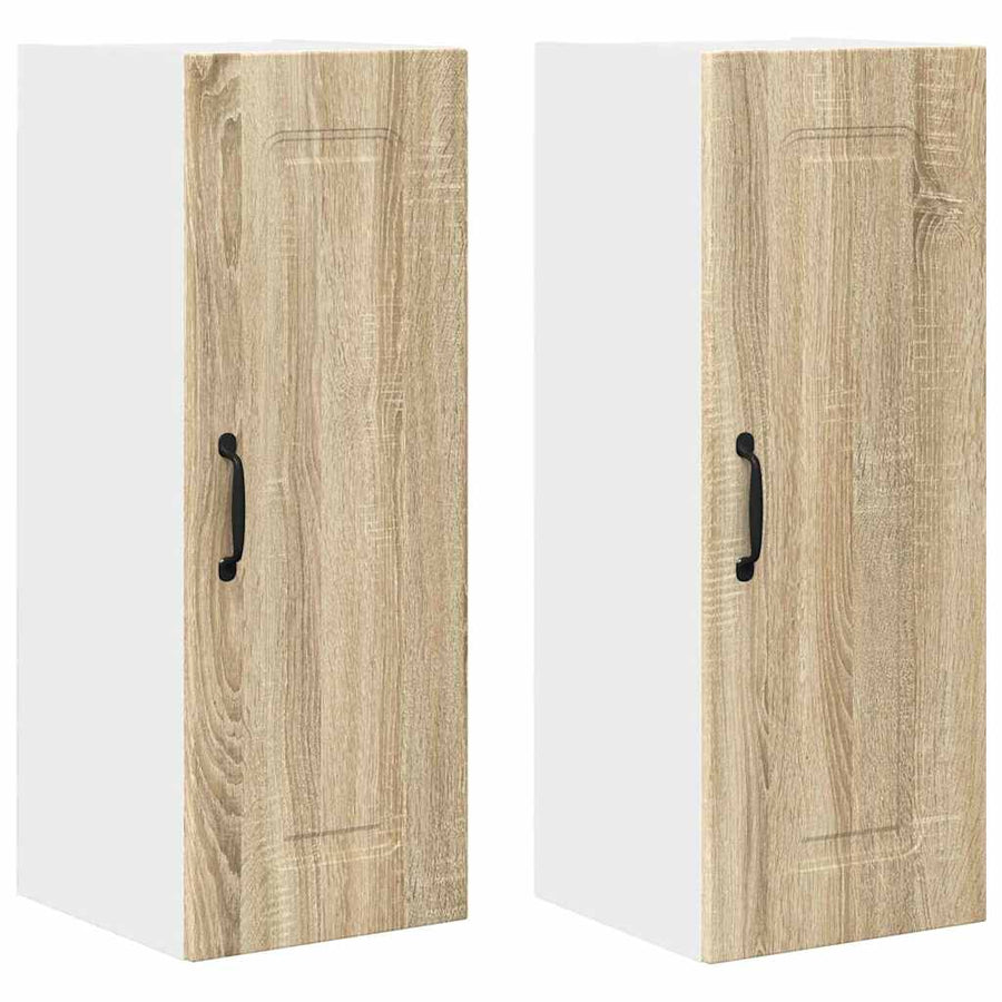 Keukenkast aan de muur 2 pcs Sonoma Eiken 30 x 31 x 80 cm