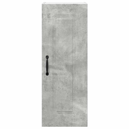 Keukenkast aan de muur Beton Grijs 30 x 31 x 80 cm Bewerkt hout