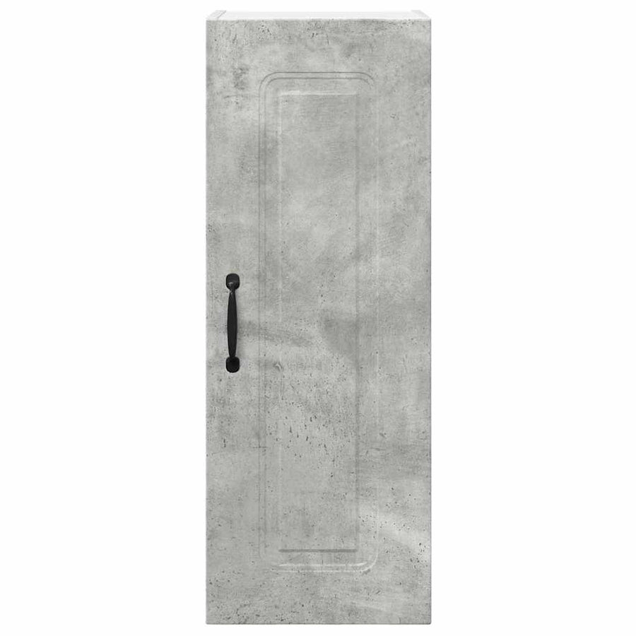 Keukenkast aan de muur 2 pcs Beton Grijs 30 x 31 x 80 cm