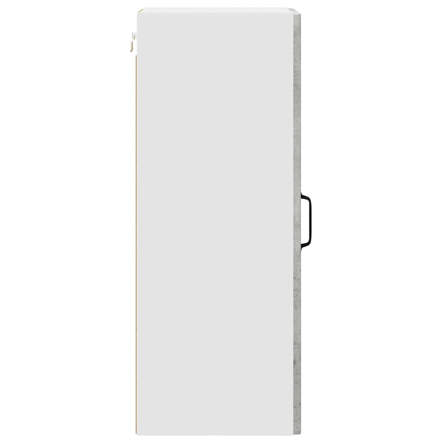 Keukenkast aan de muur 2 pcs Beton Grijs 30 x 31 x 80 cm