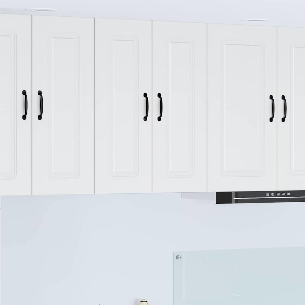 Keukenkast aan de muur met plank Hoogglans wit 30 x 31 x 80 cm