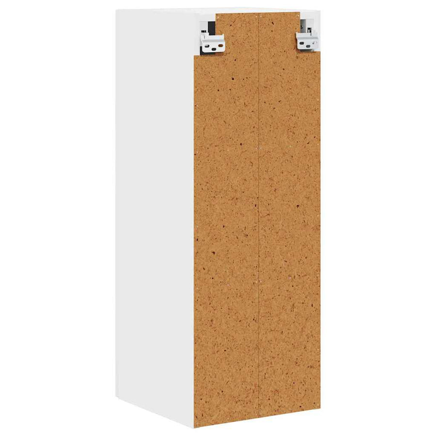 Keukenkast aan de muur met plank Hoogglans wit 30 x 31 x 80 cm