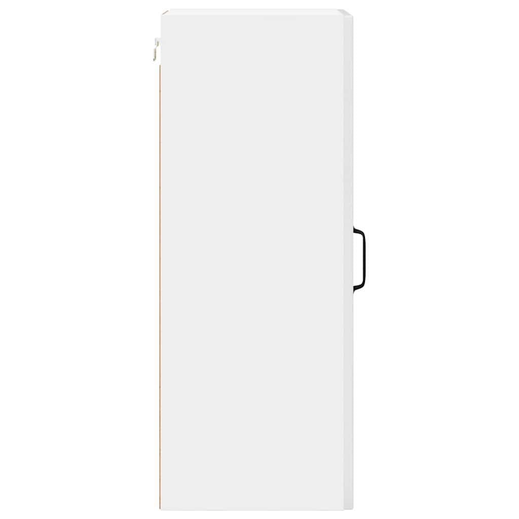 Keukenkast aan de muur met plank Hoogglans wit 30 x 31 x 80 cm