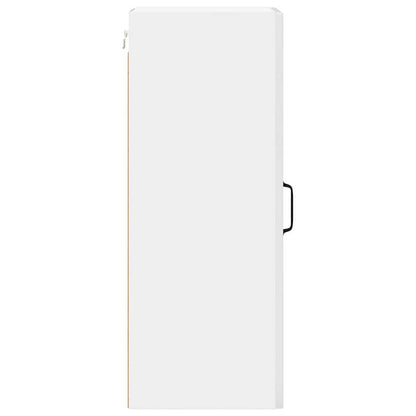 Keukenkast aan de muur met plank Hoogglans wit 30 x 31 x 80 cm