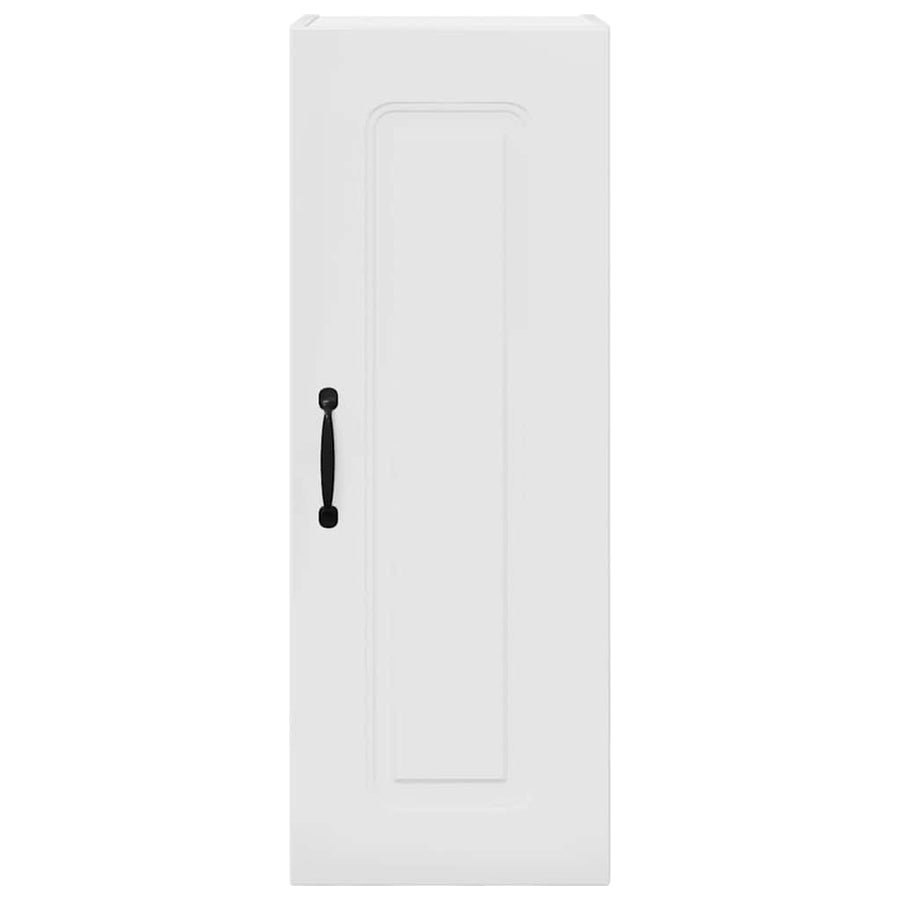Keukenkast aan de muur 2 pcs Hoogglans wit 30 x 31 x 80 cm