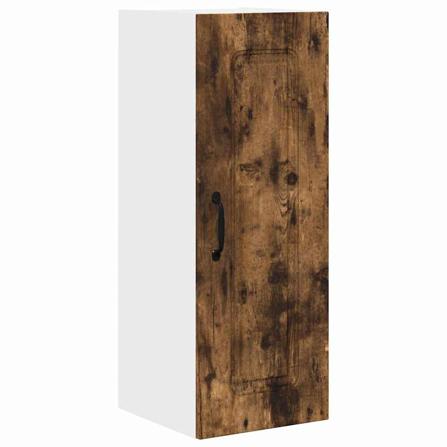 Keukenkast aan de muur 2 pcs Gerookt eiken 30 x 31 x 80 cm
