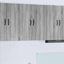 Keukenkast aan de muur met plank Grijs Sonoma 30 x 31 x 80 cm