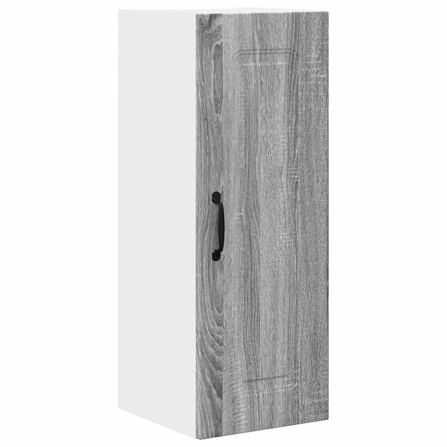 Keukenkast aan de muur met plank Grijs Sonoma 30 x 31 x 80 cm