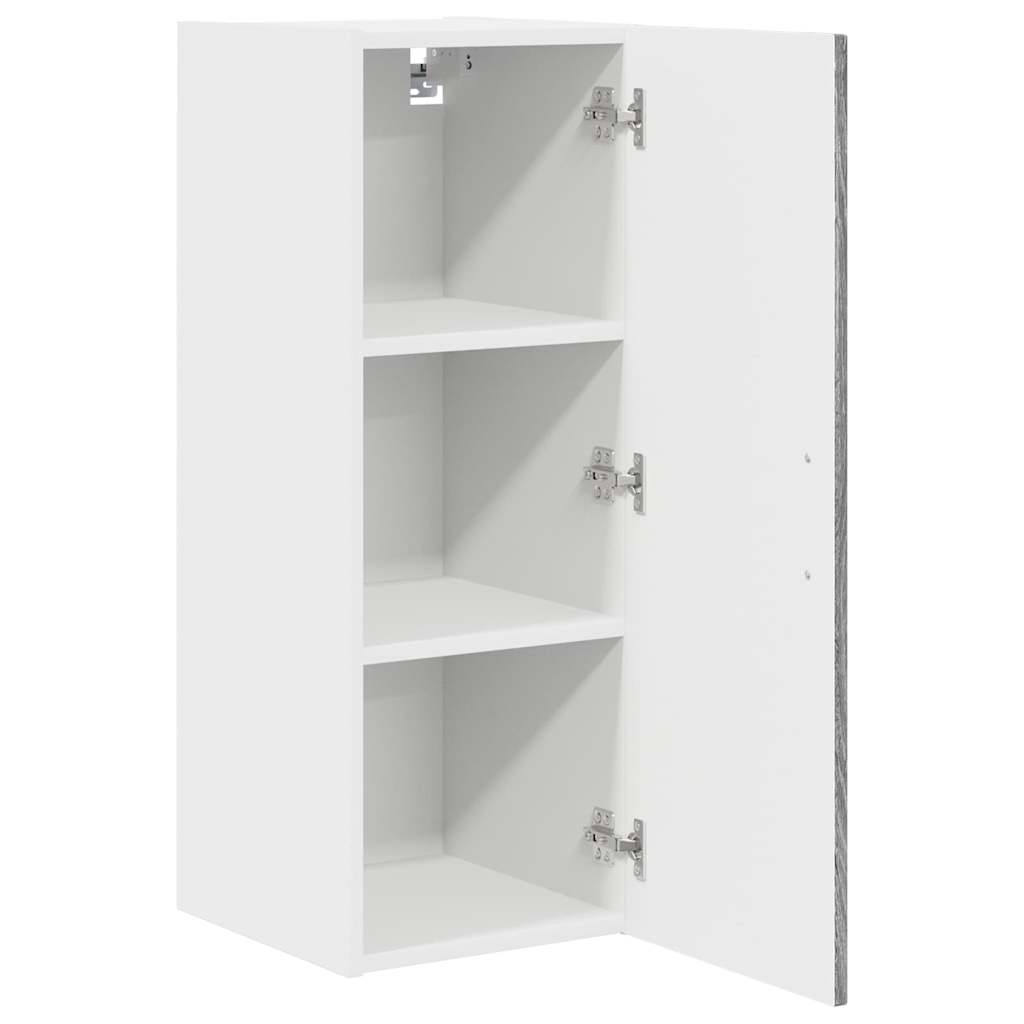 Keukenkast aan de muur met plank Grijs Sonoma 30 x 31 x 80 cm