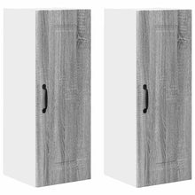 Keukenkast aan de muur 2 pcs Grijs Sonoma 30 x 31 x 80 cm