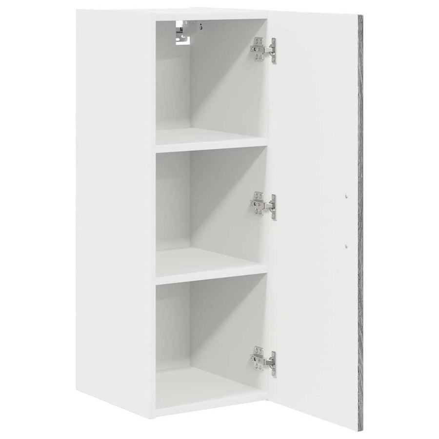 Keukenkast aan de muur 2 pcs Grijs Sonoma 30 x 31 x 80 cm