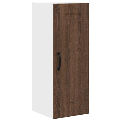 Keukenkast aan de muur Bruin Eiken 30 x 31 x 80 cm Bewerkt hout