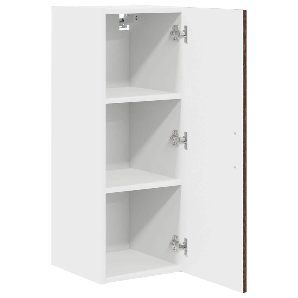 Keukenkast aan de muur Bruin Eiken 30 x 31 x 80 cm Bewerkt hout