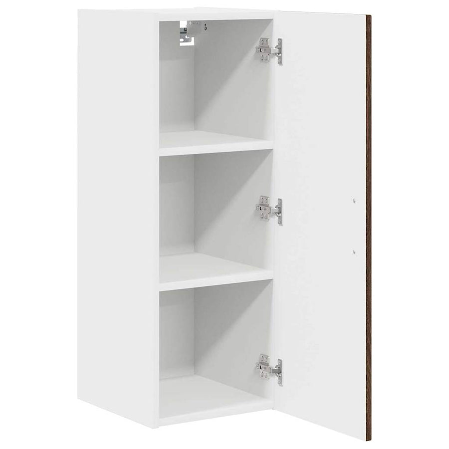 Keukenkast aan de muur Bruin Eiken 30 x 31 x 80 cm Bewerkt hout