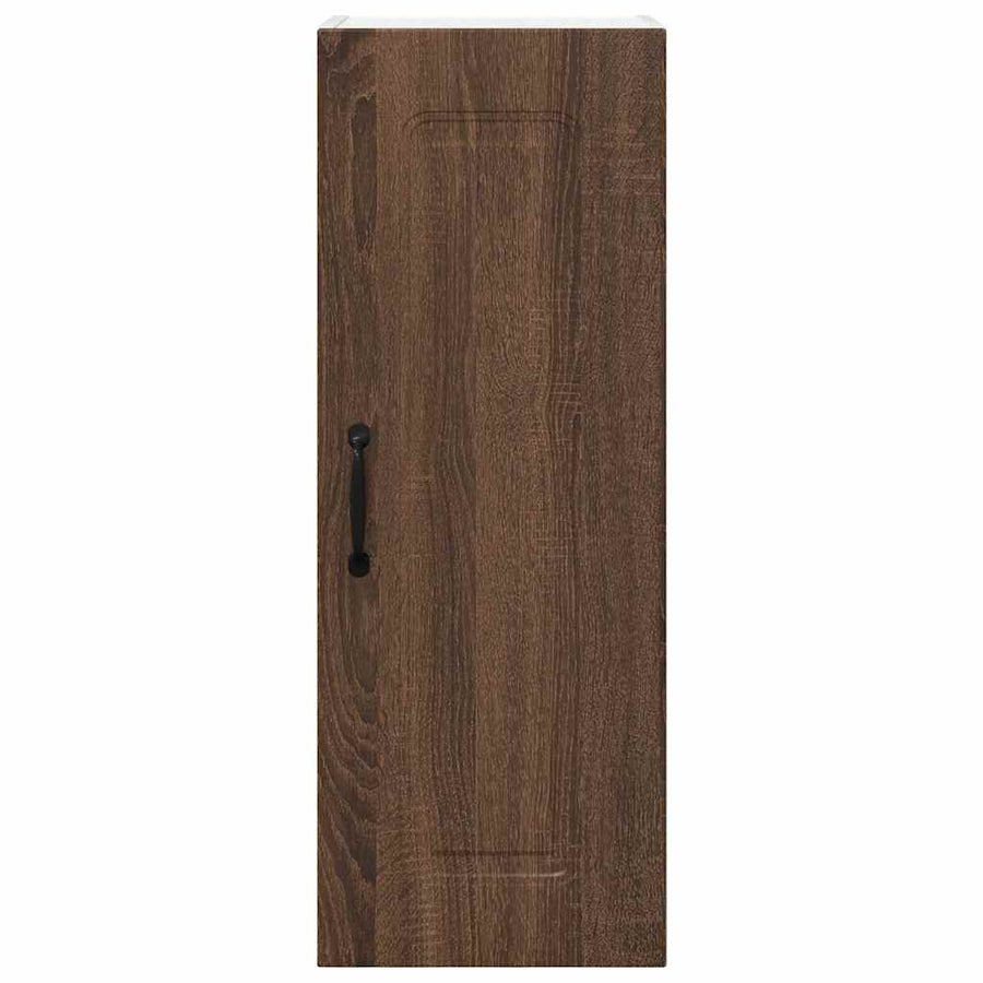 Keukenkast aan de muur Bruin Eiken 30 x 31 x 80 cm Bewerkt hout
