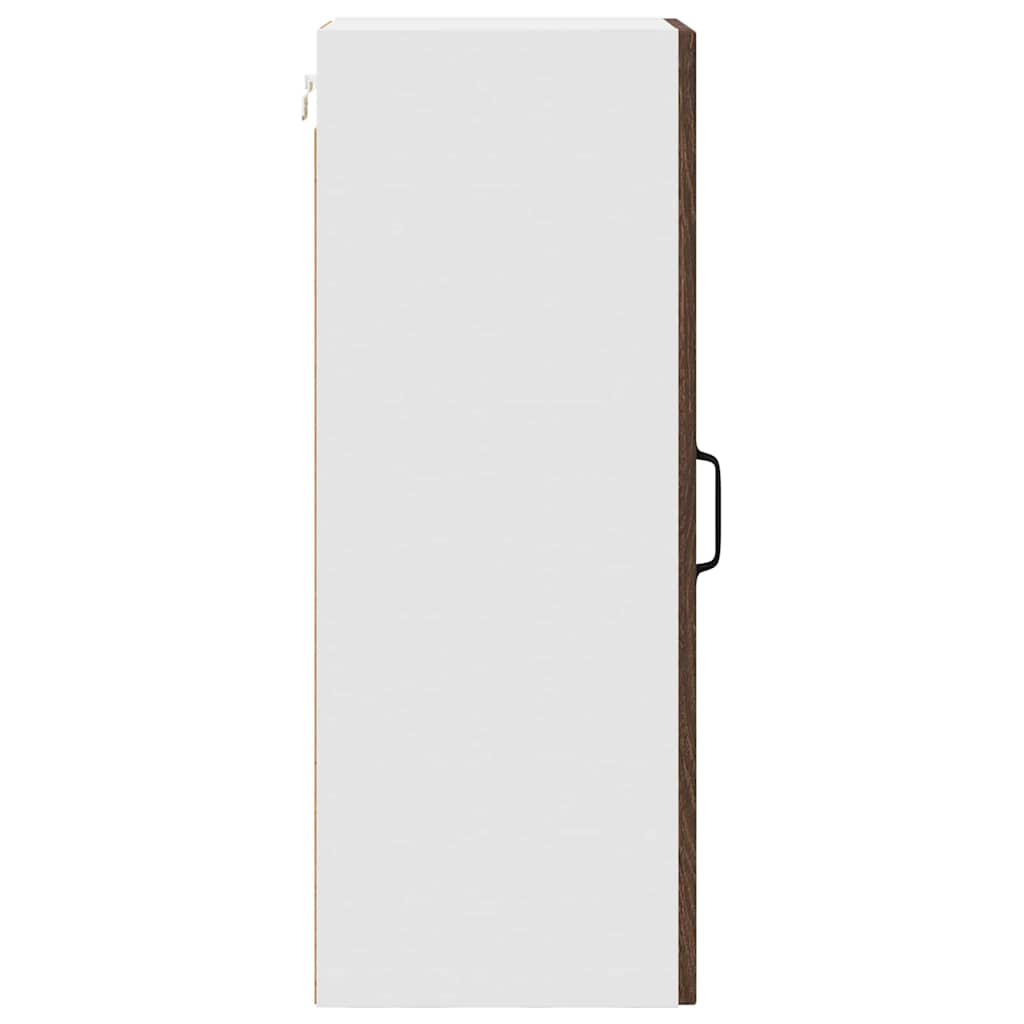 Keukenkast aan de muur 2 pcs Bruin Eiken 30 x 31 x 80 cm