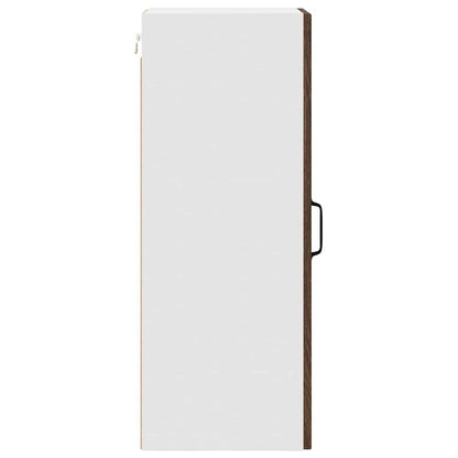 Keukenkast aan de muur 2 pcs Bruin Eiken 30 x 31 x 80 cm