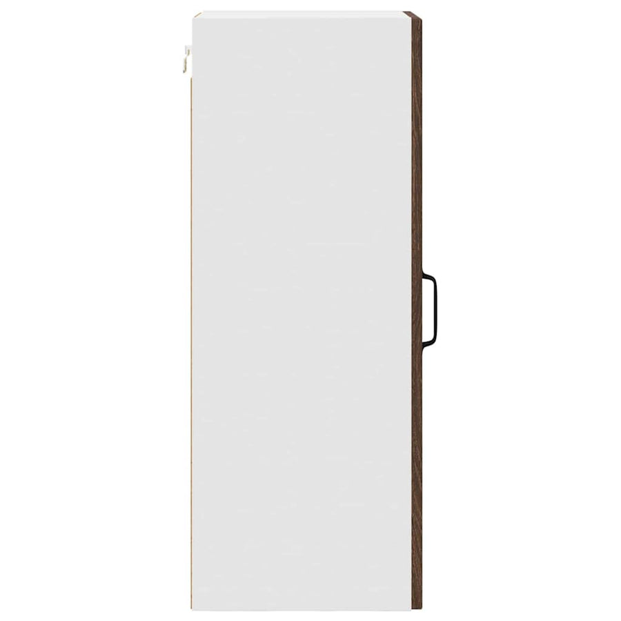 Keukenkast aan de muur 2 pcs Bruin Eiken 30 x 31 x 80 cm