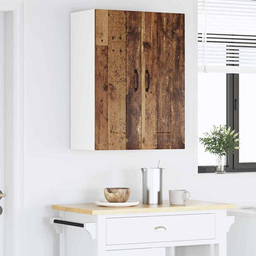 Keukenkast aan de muur Oud Hout 30 x 31 x 80 cm Bewerkt hout