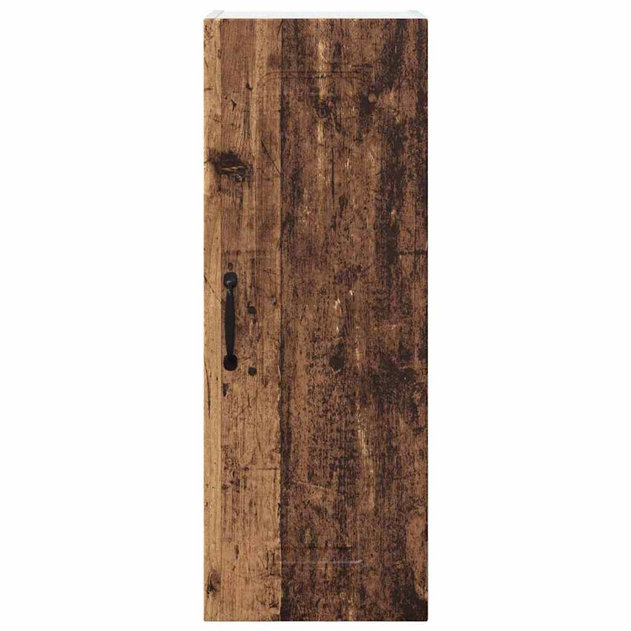 Keukenkast aan de muur met plank 2 pcs Oud Hout 30 x 31 x 80 cm