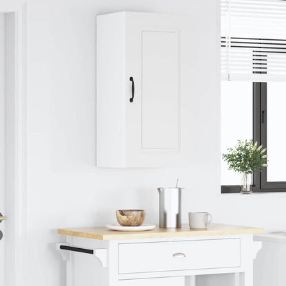 Keukenkast aan de muur Wit 40 x 31 x 80 cm Bewerkt hout