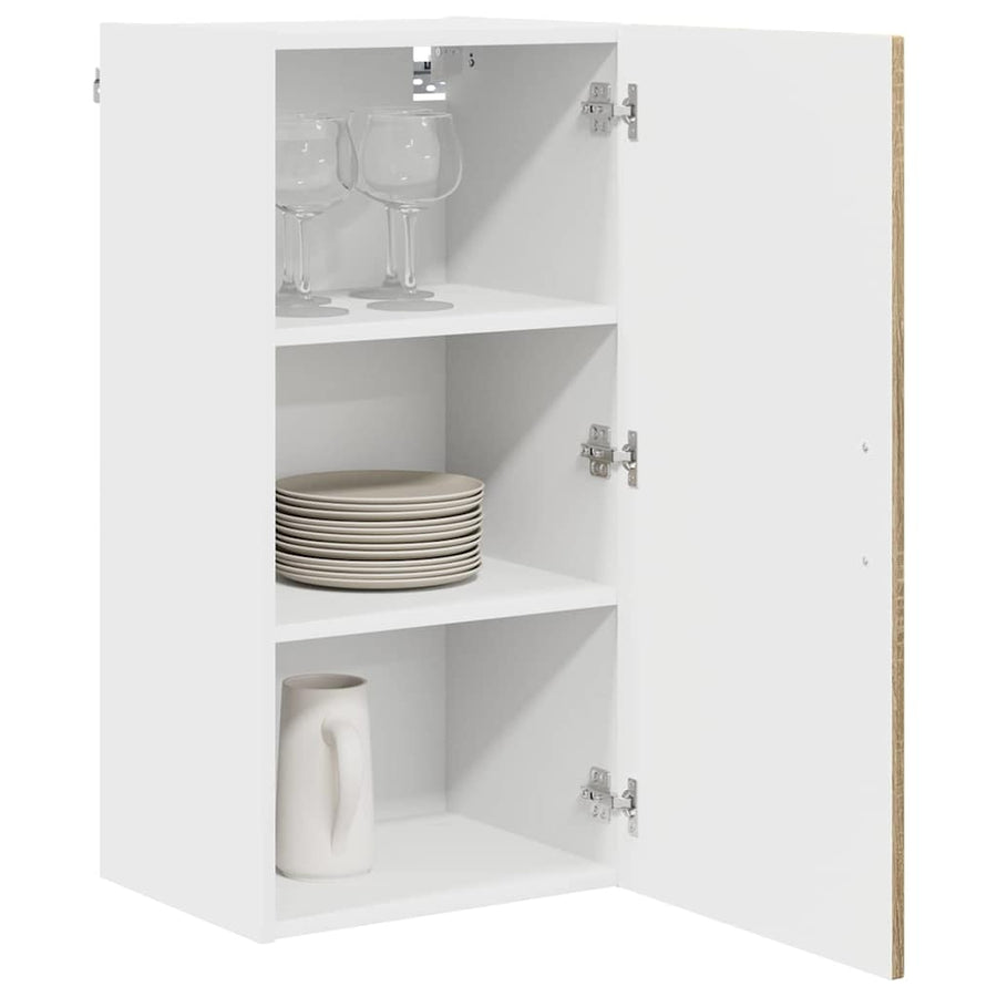 Keukenkast aan de muur met plank Sonoma Eiken 40 x 31 x 80 cm