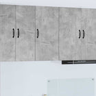 Keukenkast 40x31x80 cm bewerkt hout beton grijs