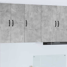 Keukenkast aan de muur Beton Grijs 40 x 31 x 80 cm Bewerkt hout