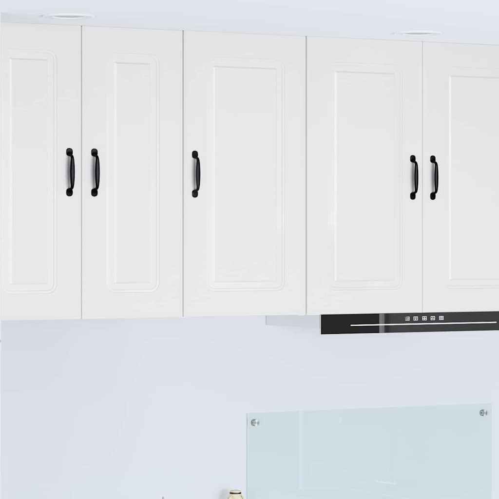 Keukenkast aan de muur met plank Hoogglans wit 40 x 31 x 80 cm