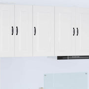 Keukenkast 40x31x80 cm hoogglans wit bewerkt hout
