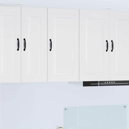 Keukenkast aan de muur met plank Hoogglans wit 40 x 31 x 80 cm