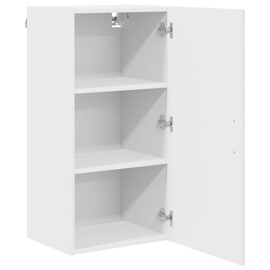 Keukenkast aan de muur met plank Hoogglans wit 40 x 31 x 80 cm